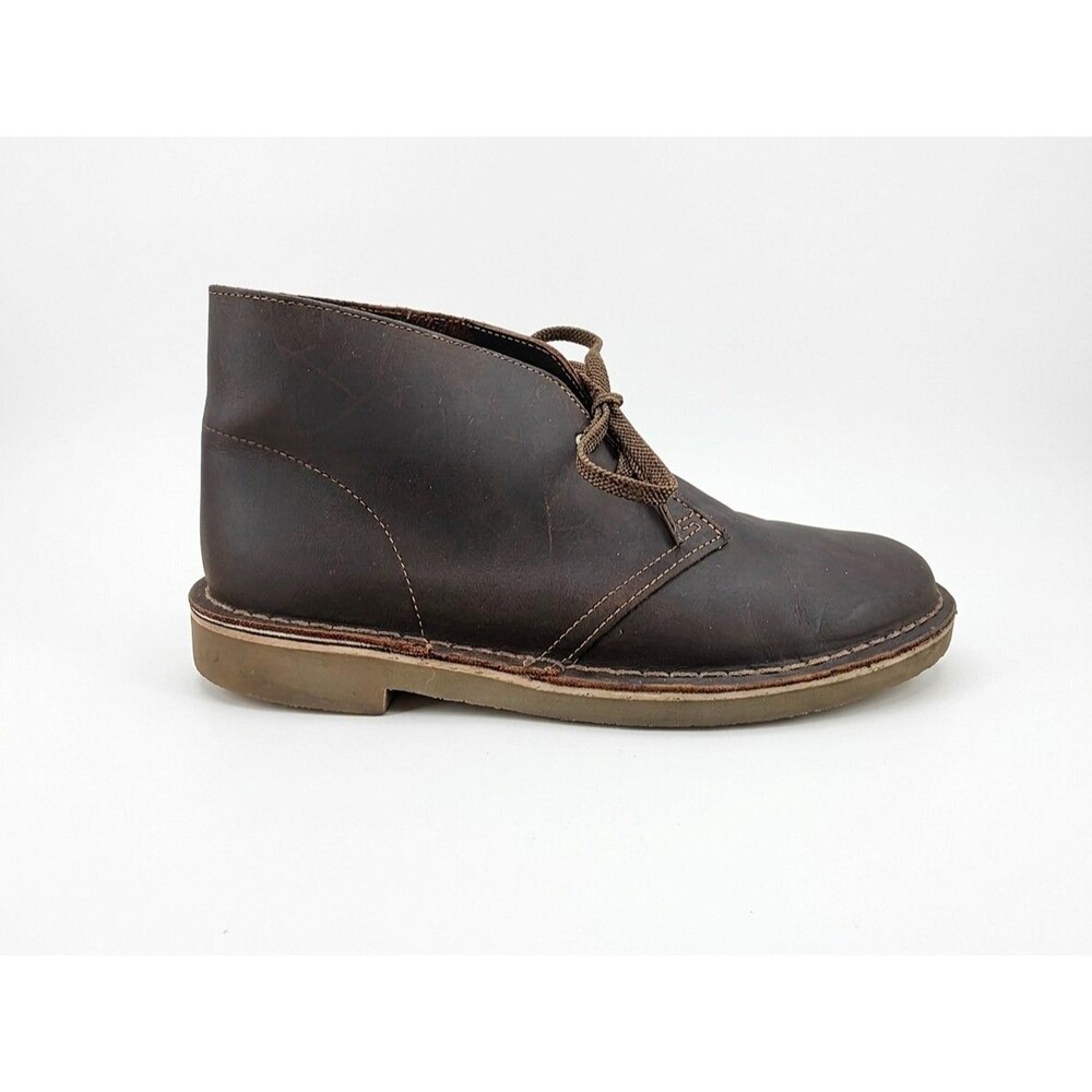 Collection by Clarks Men's Bushacre 2 Chukka Boot Distressed Brown Leather 9.5